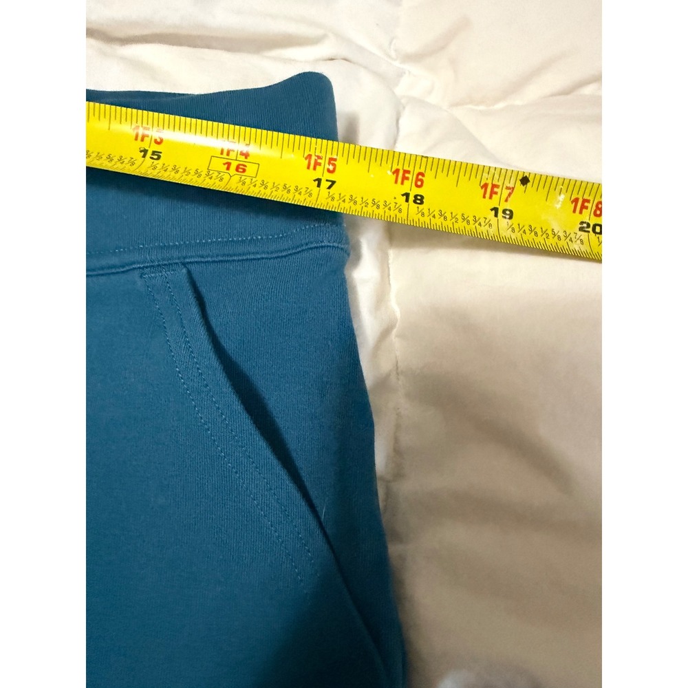 Duluth Trading Co Noga Classic Knit Pants Teal Blue Women Large Regular - Picture 3 of 7